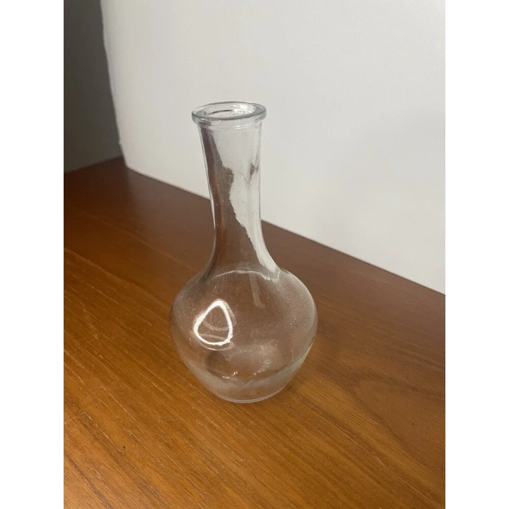 Vintage Libbey Bud Vase Glass, Mid Century MCM 5”